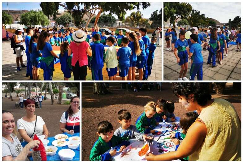 La convivencia tuvo lugar en el parque de la Casa de la Condesa (Foto TA)